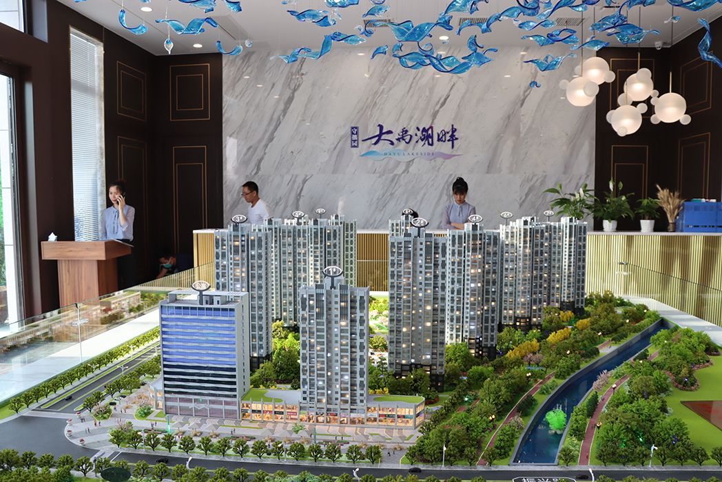 附圖6守拙園大禹湖畔沙盤展示區(qū)